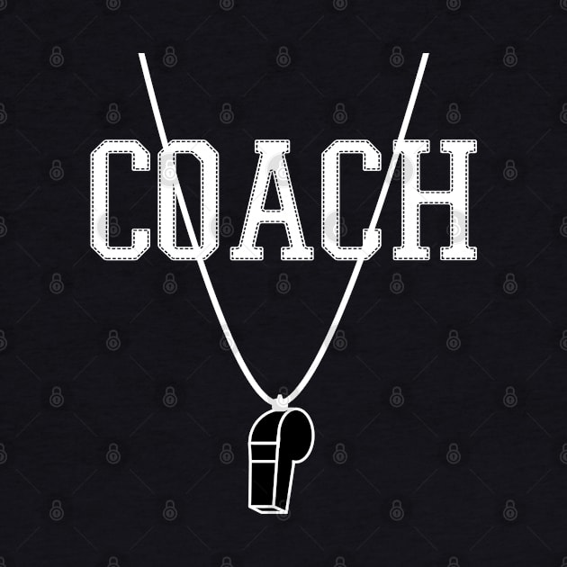 Coach Design With Whistle Teacher Gift by SpaceManSpaceLand